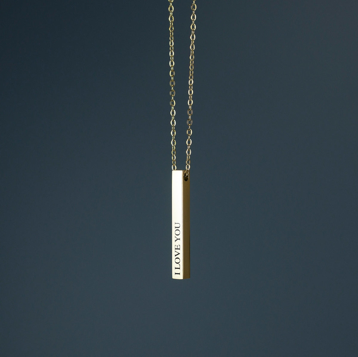 Personalized Name Bar Necklace | Custom Engraved