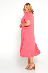 Gladys Dress - Melon - Goupick