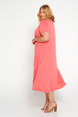 Gladys Dress - Melon - Goupick