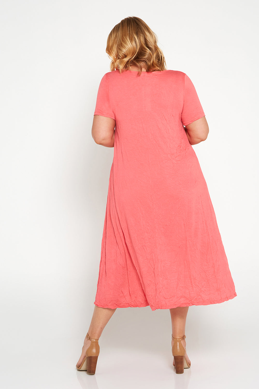 Gladys Dress - Melon - Goupick