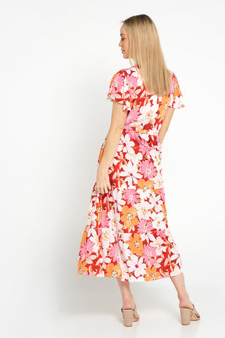 Ellen-dress-red-floral - Goupick