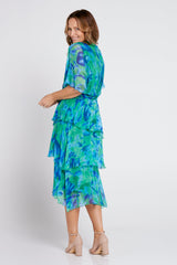 Shannon Silk Dress - Oasis - Goupick