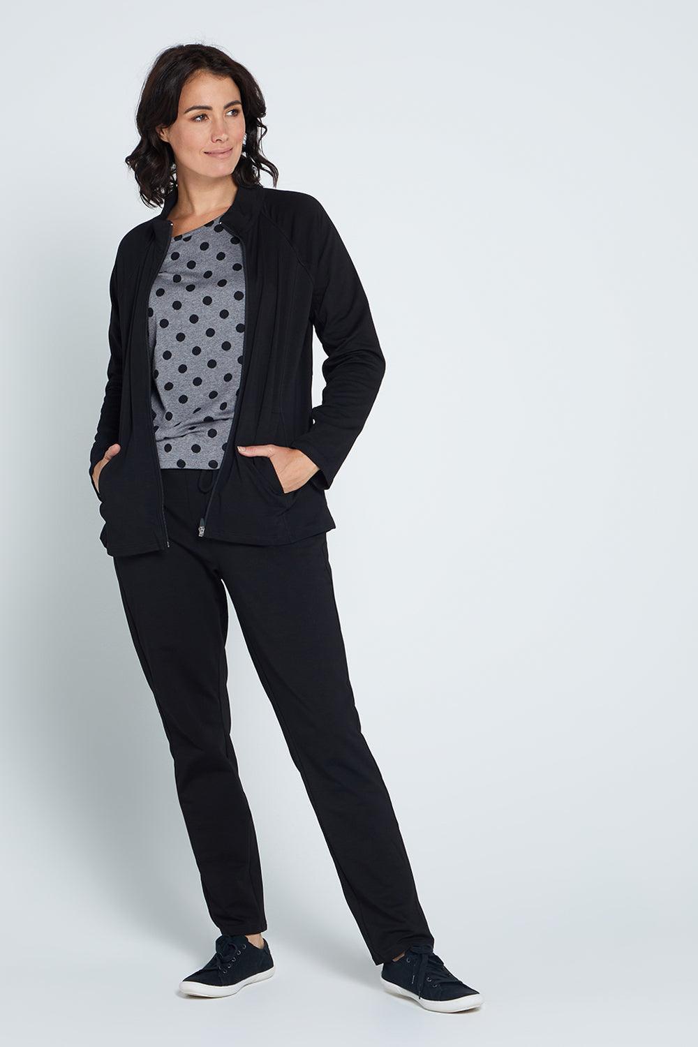 Alice Track Jacket - Black - Goupick