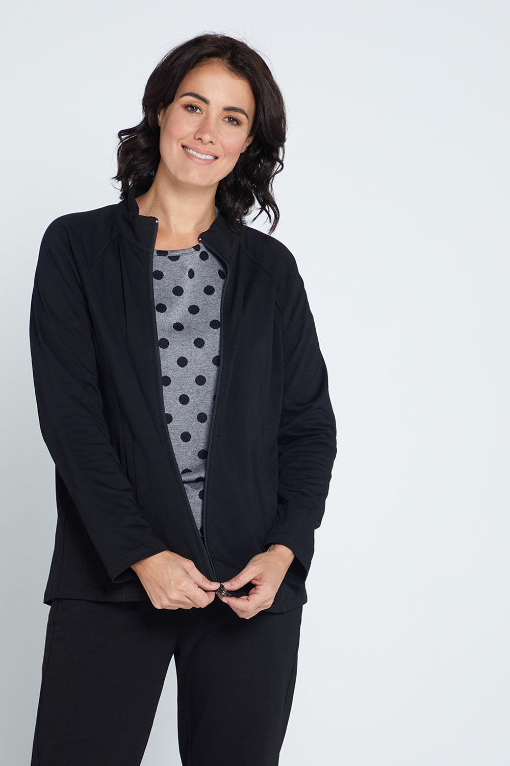 Alice Track Jacket - Black - Goupick