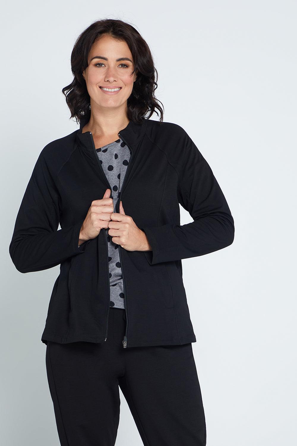 Alice Track Jacket - Black - Goupick