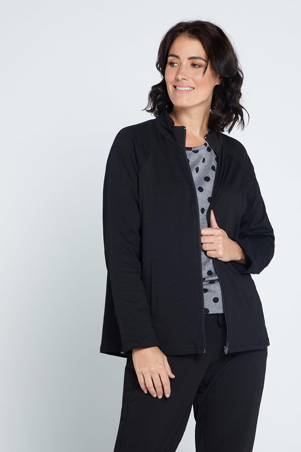 Alice Track Jacket - Black - Goupick