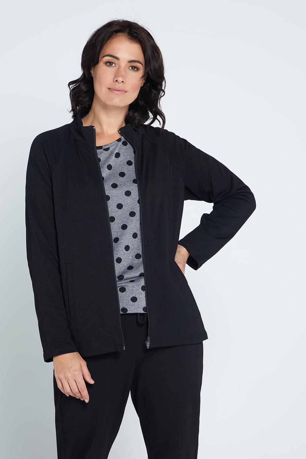 Alice Track Jacket - Black - Goupick