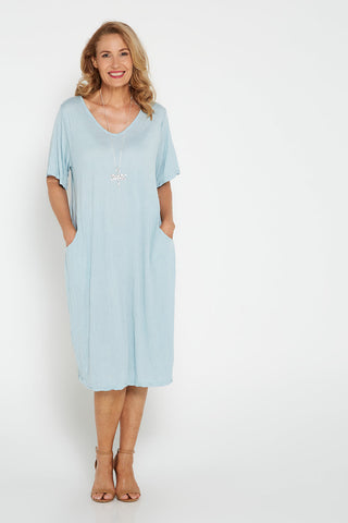 Lori Dress - Cloudy Blue - Goupick