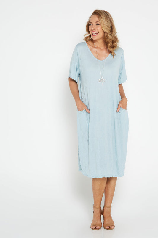 Lori Dress - Cloudy Blue - Goupick