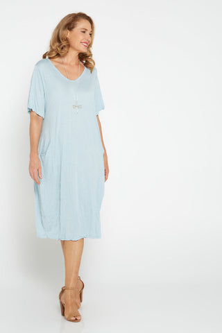 Lori Dress - Cloudy Blue - Goupick