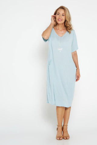 Lori Dress - Cloudy Blue - Goupick