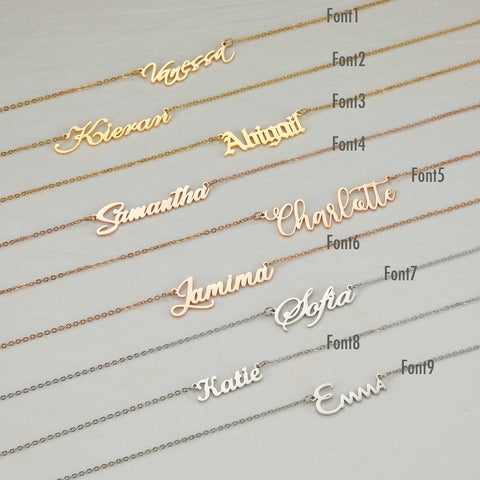 Personalized Name Necklace | Custom Gold & Silver