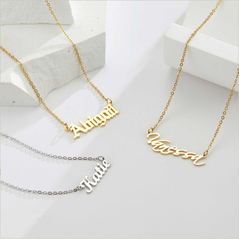 Personalized Name Necklace | Custom Gold & Silver