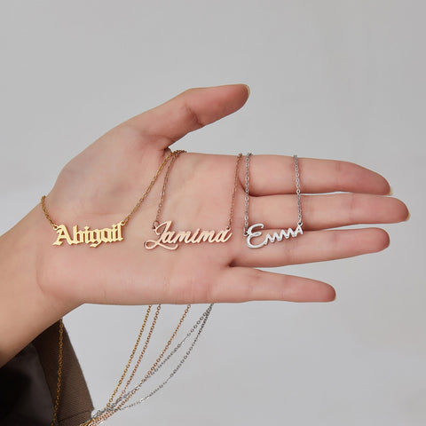 Personalized Name Necklace | Custom Gold & Silver