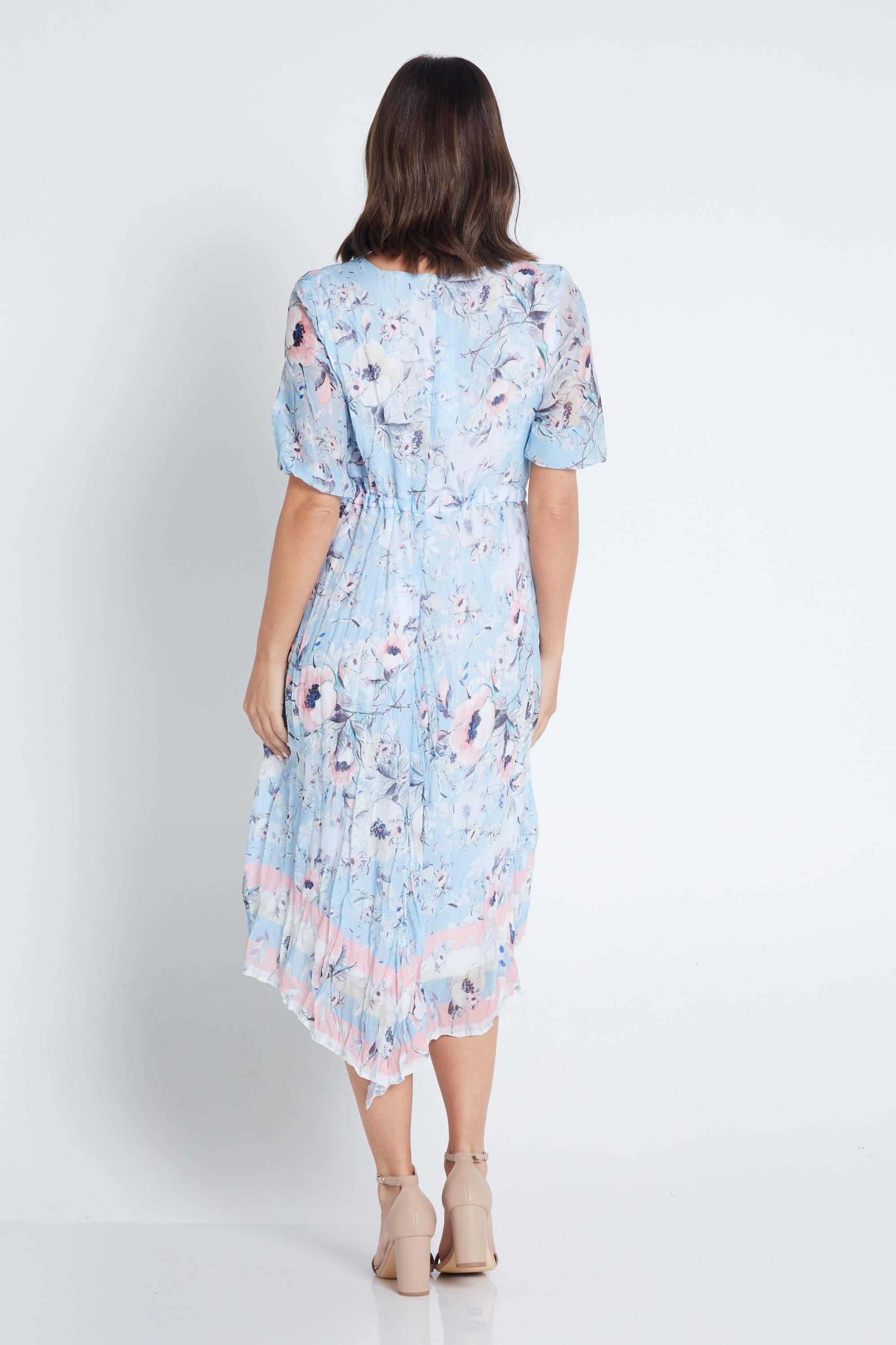 Aubrie Chiffon Dress - Spring Bloom - Goupick