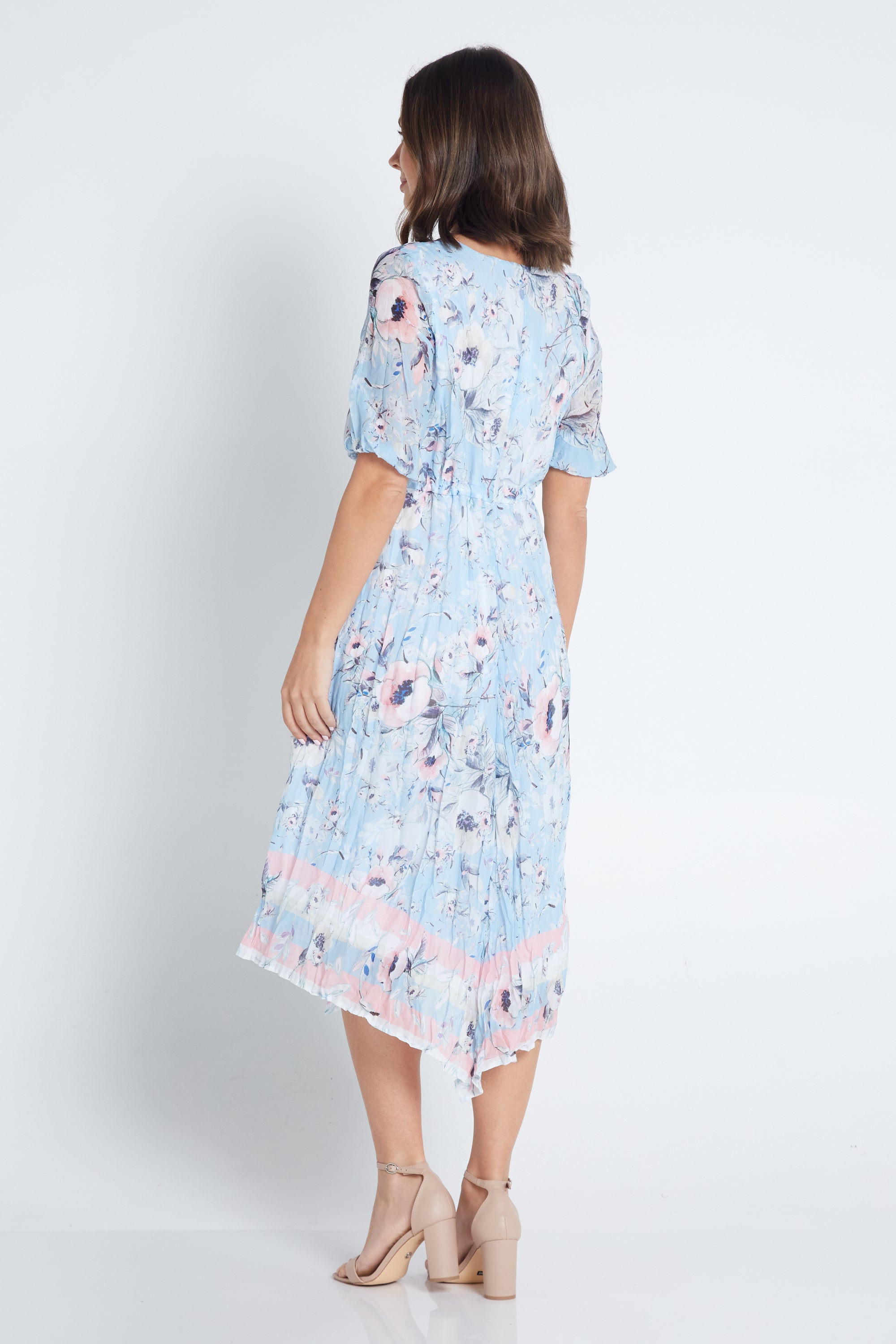 Aubrie Chiffon Dress - Spring Bloom - Goupick