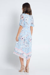 Aubrie Chiffon Dress - Spring Bloom - Goupick