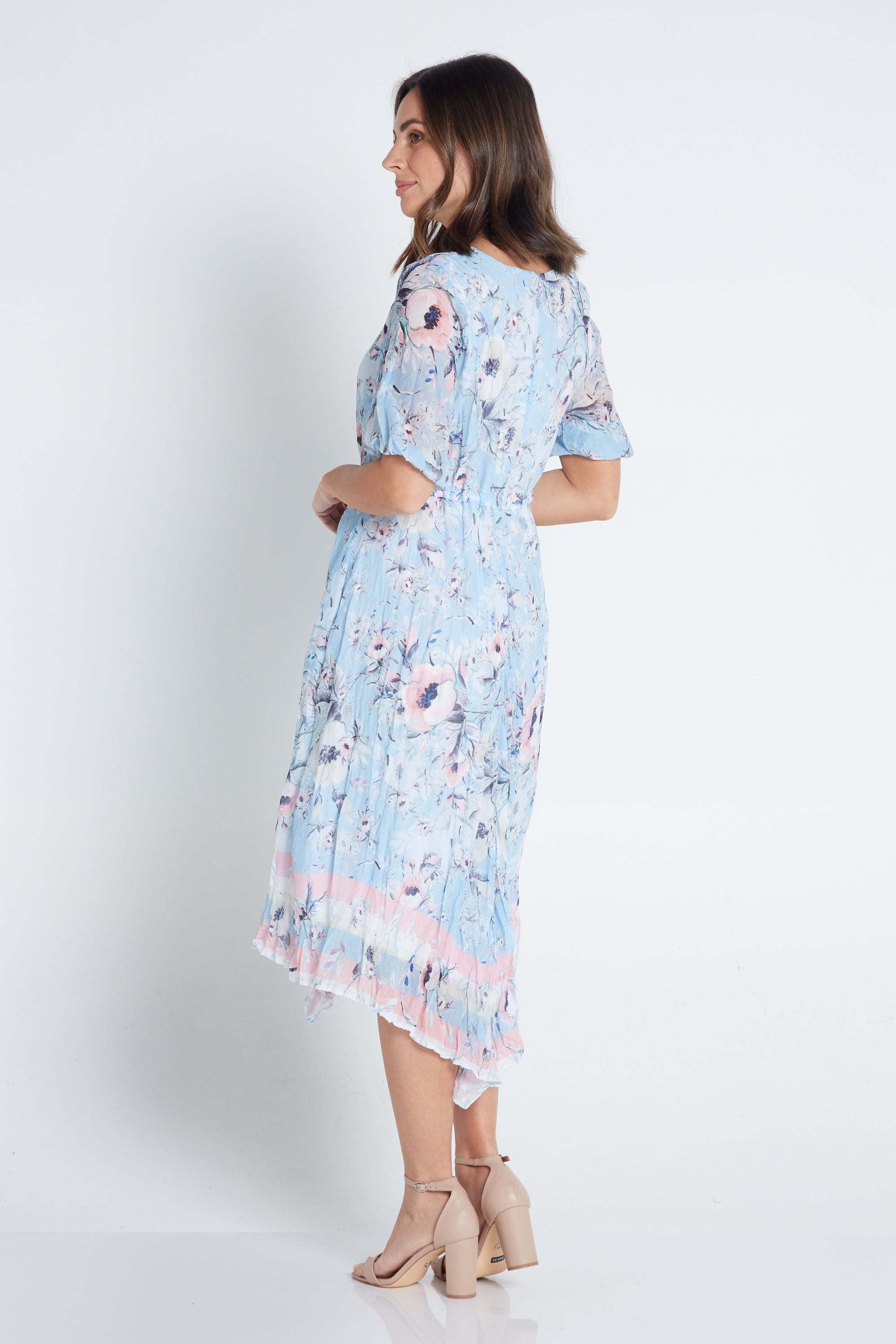 Aubrie Chiffon Dress - Spring Bloom - Goupick