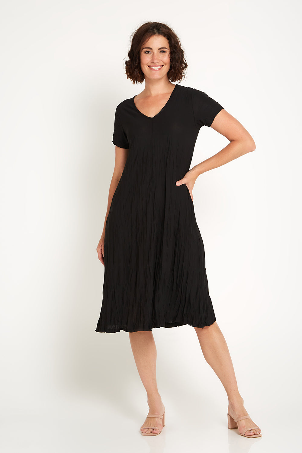 Olivia Dress - Black - Goupick