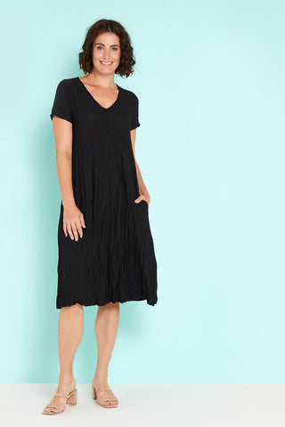 Olivia Dress - Black - Goupick