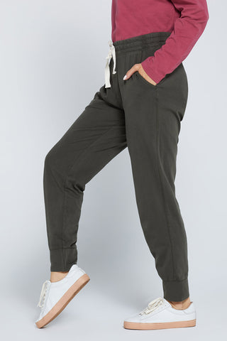 Wash Out Lounge Pants - Dark Khaki - Goupick