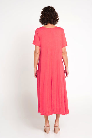 Gladys Dress - Melon - Goupick