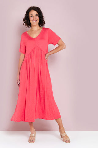 Gladys Dress - Melon - Goupick