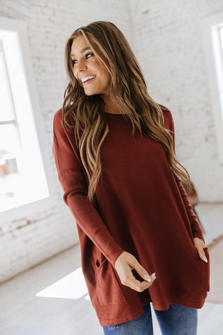 Anna Oversized Pocket Sweater - Goupick