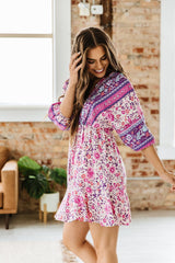 Casual Boho Midi Dress - Goupick