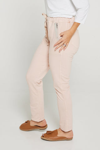 Julie Cotton Pants - Rosa - Goupick