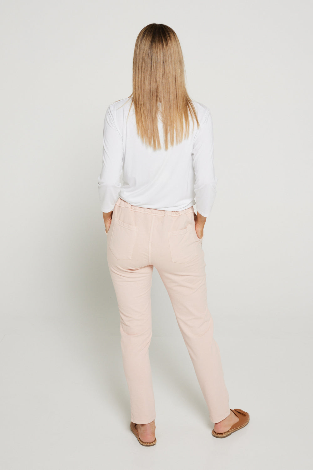 Julie Cotton Pants - Rosa - Goupick