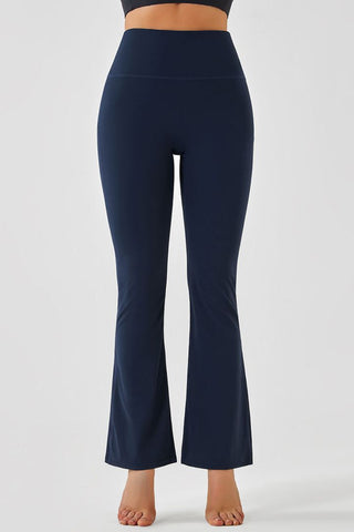 Active High Waist Flare Yoga Pants | Stretch Nylon Spandex