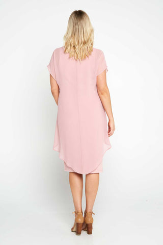 Amelie Chiffon Top - Blush - Goupick