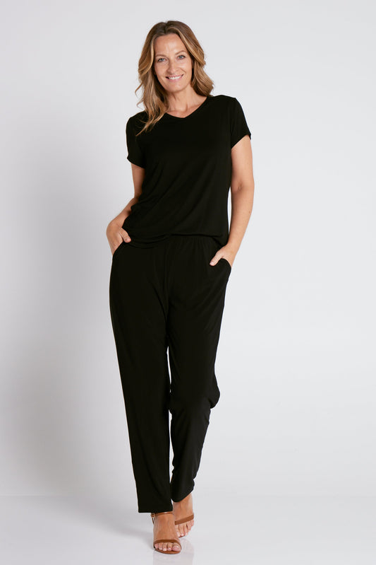 Essential Pocket Pants - Black - Goupick
