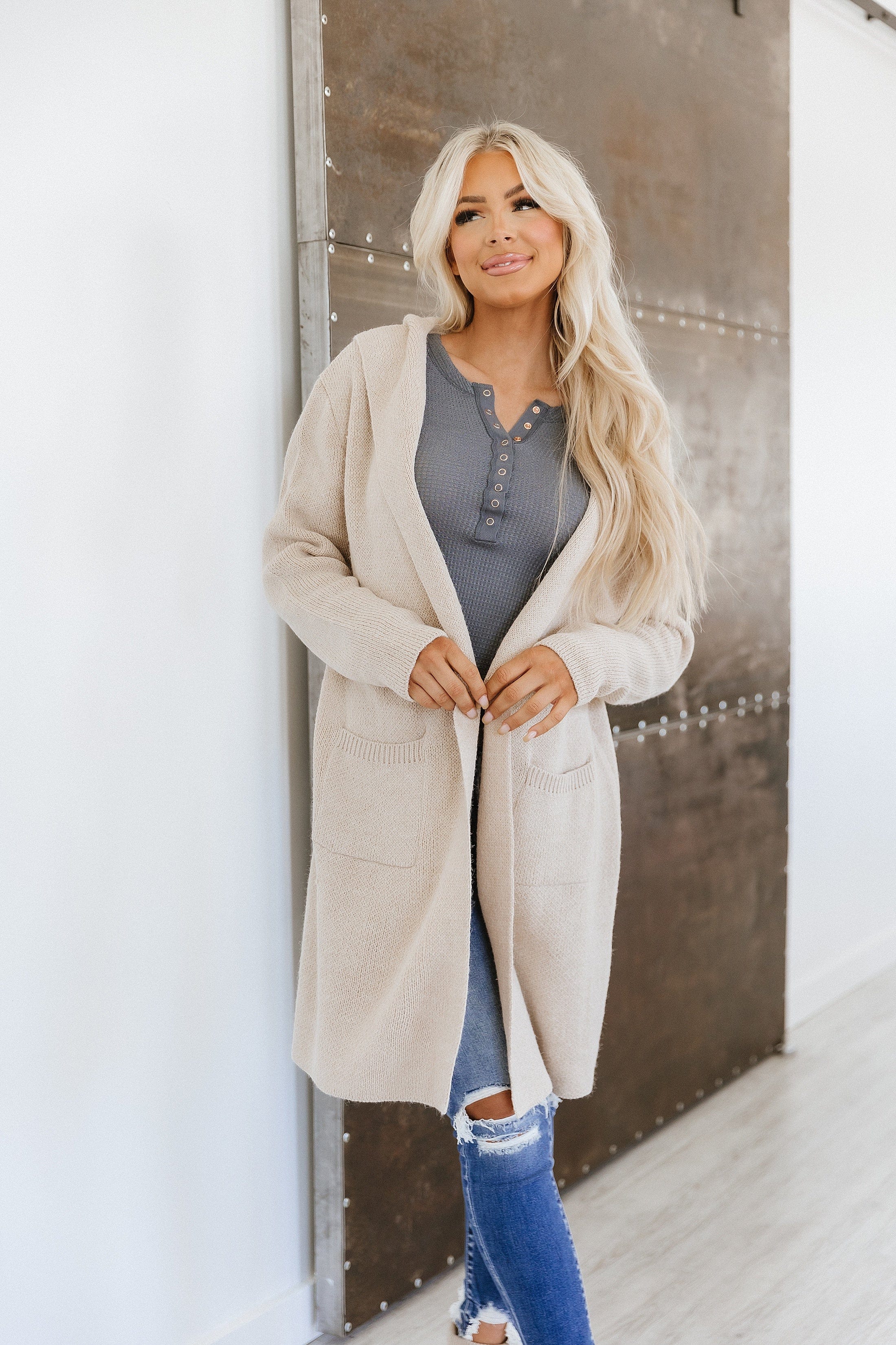 Betty Hooded Cardigan - Goupick