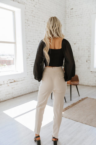 Amber Balloon Sleeve Top - Goupick