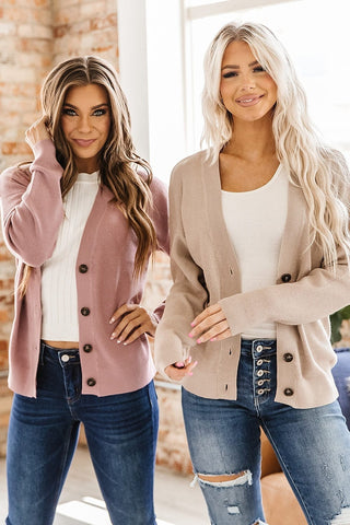 Emma Button Up Sweater Cardigan - Goupick