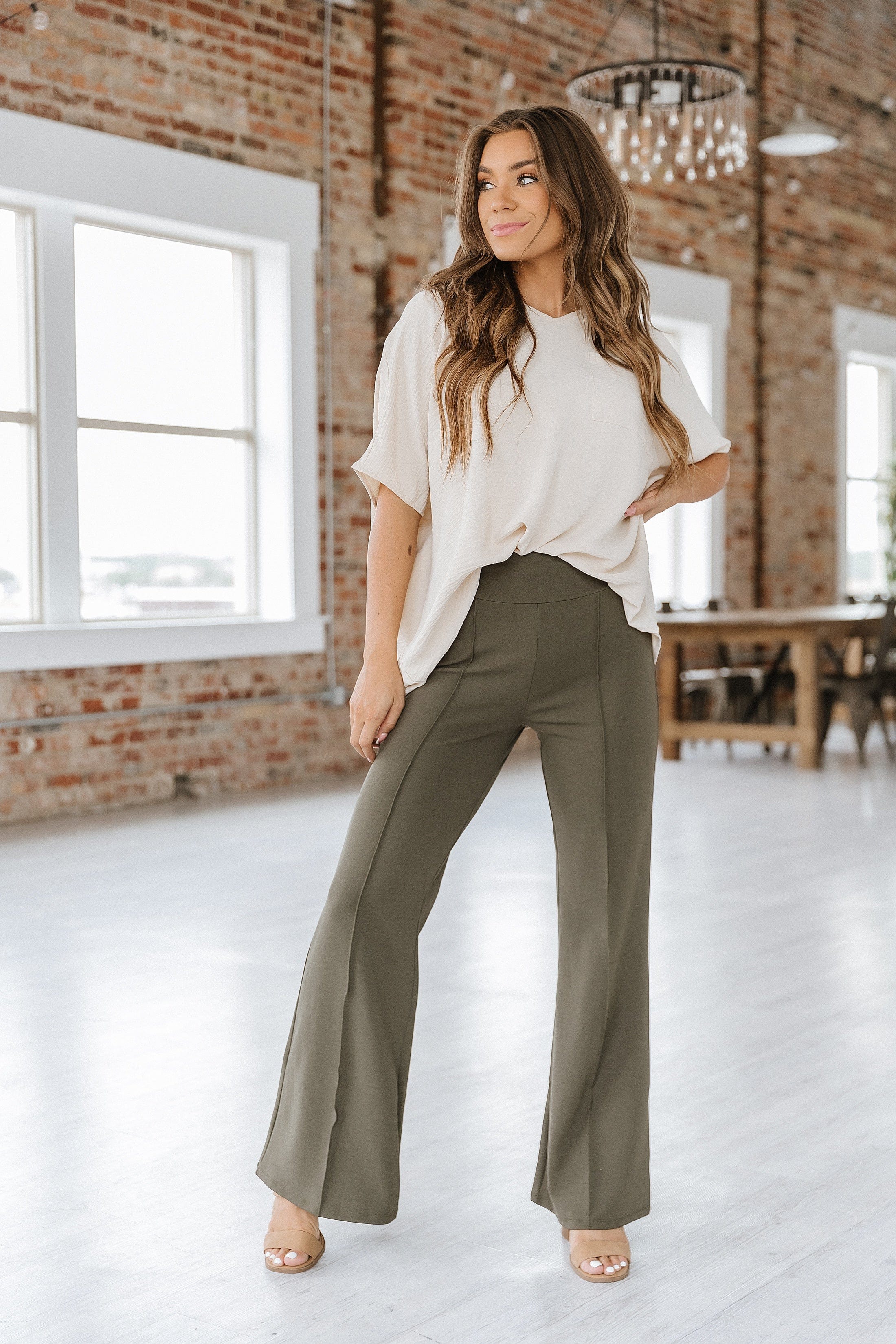 Amy Wide Leg Work Pant - Goupick