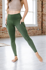 Nancy Wide Waistband Legging - Goupick