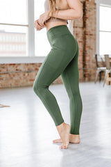 Nancy Wide Waistband Legging - Goupick