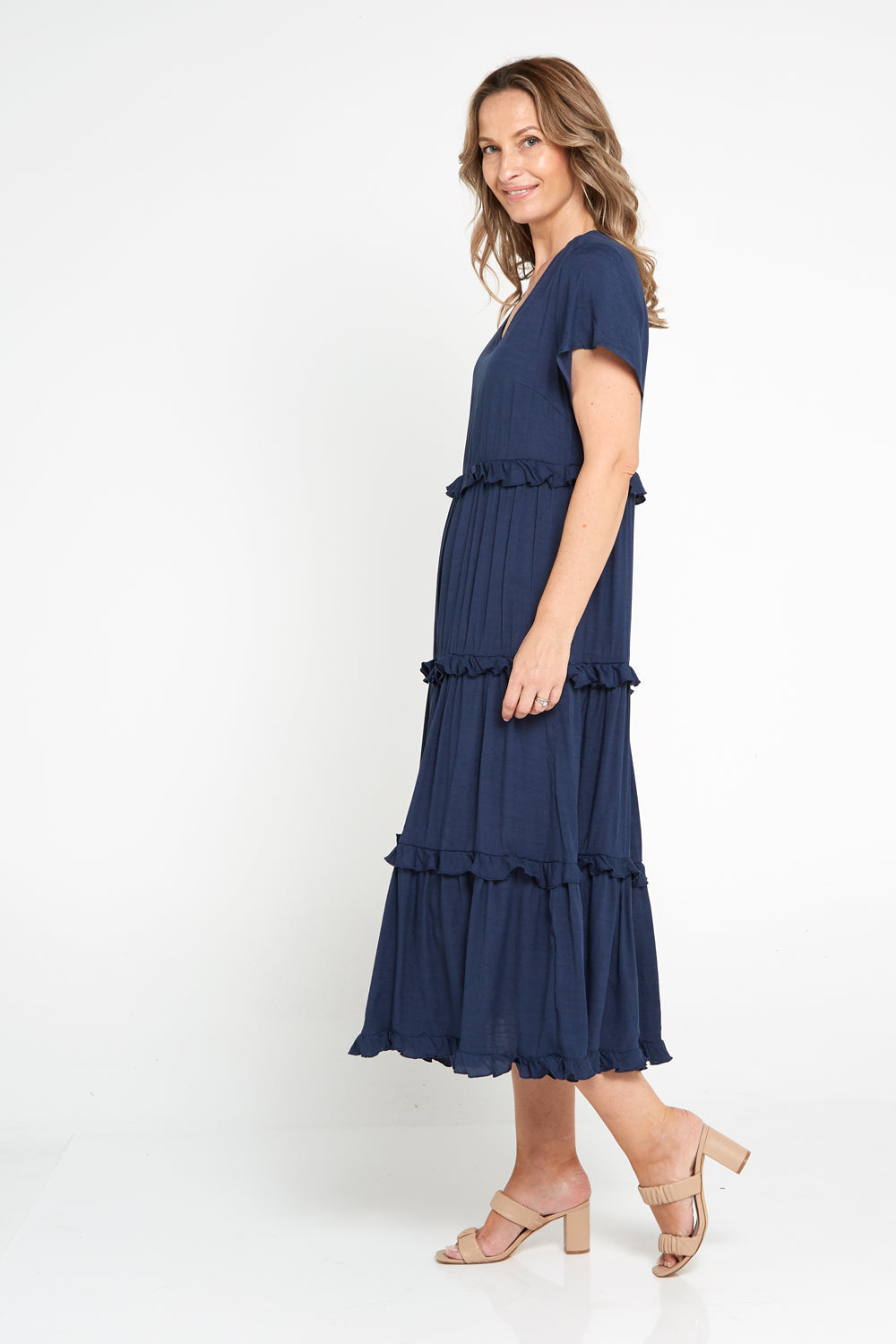 Madisyn Dress - Navy - Goupick