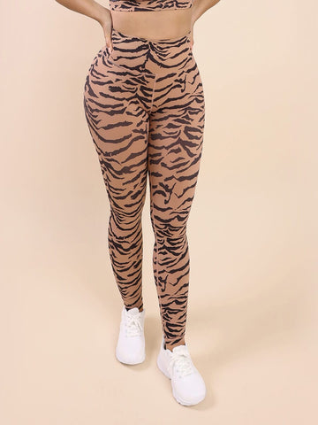 Ultra-Soft Sports Tiger Print Trousers | Premium Stretch Fabric
