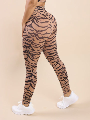Ultra-Soft Sports Tiger Print Trousers | Premium Stretch Fabric