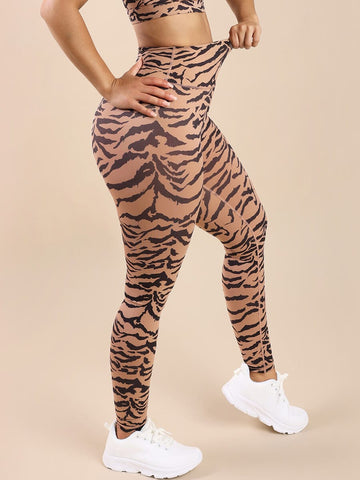 Ultra-Soft Sports Tiger Print Trousers | Premium Stretch Fabric