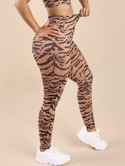 Ultra-soft Sports Tiger Print Trousers