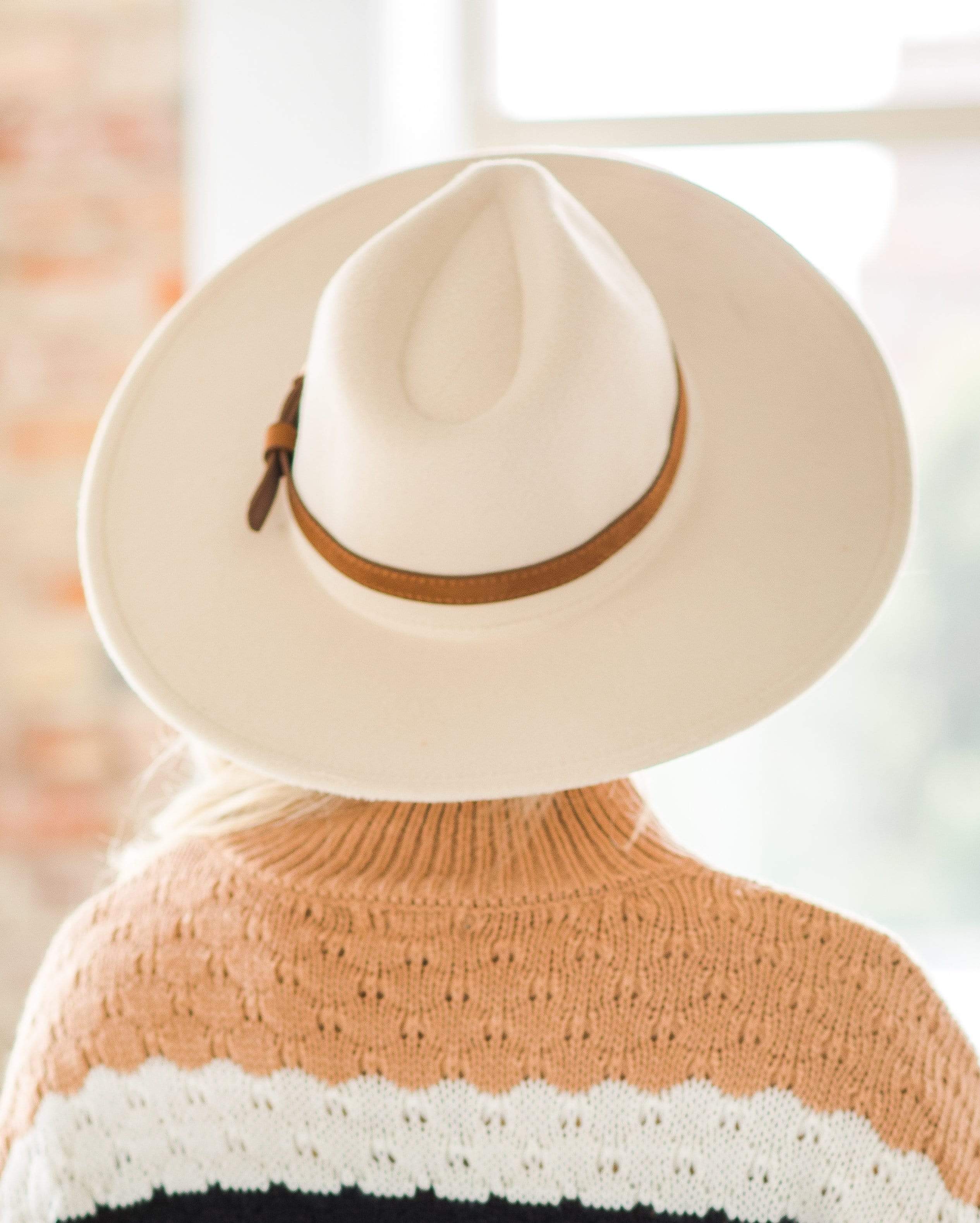 Jaylene Wide Brim Panama Hat - Goupick