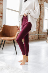 Tummy Control Fleece Leggings - Goupick