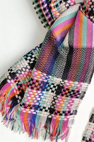 Shay Scarf - Bone/Multi - Goupick