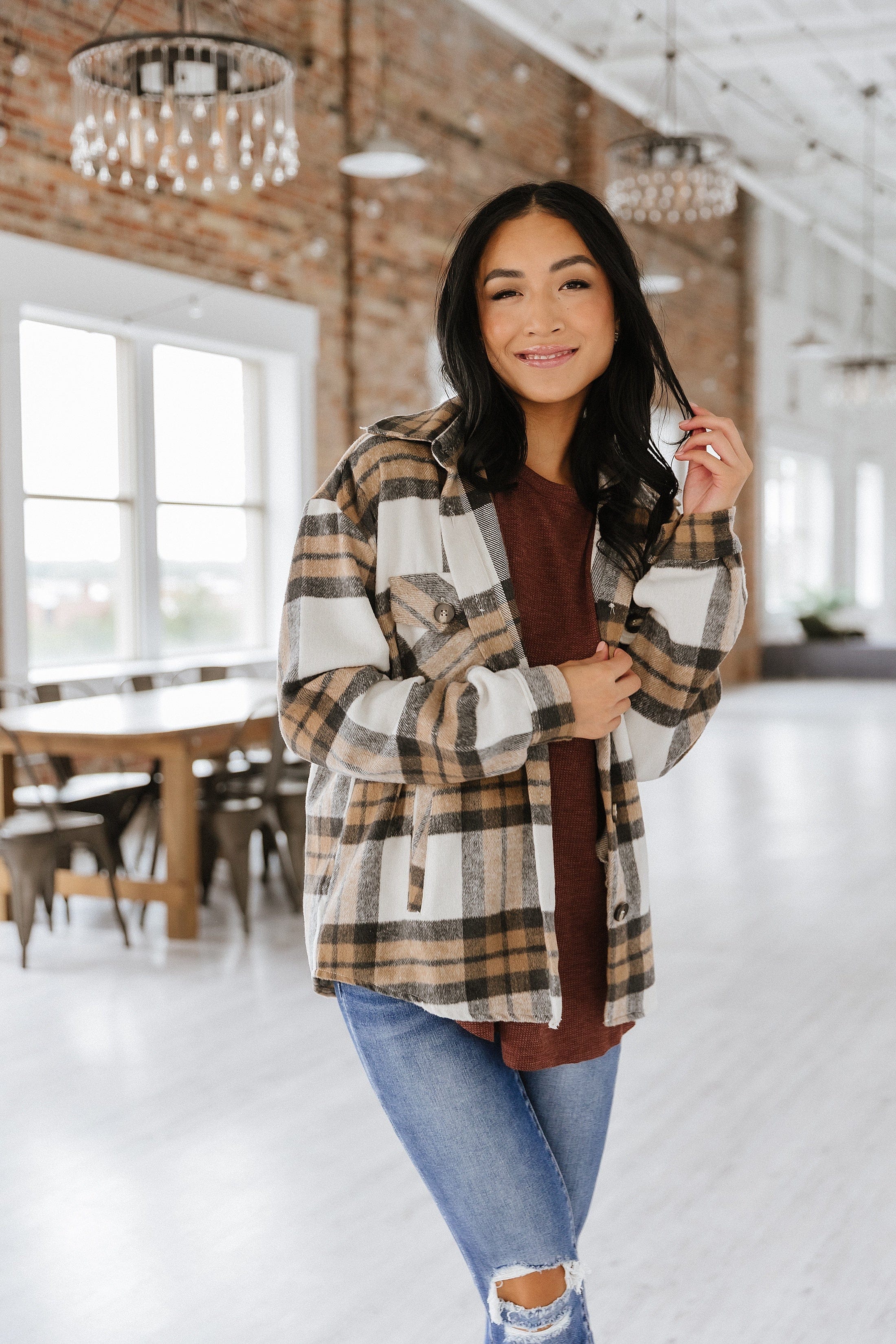 Emily Plaid Jacket - Goupick