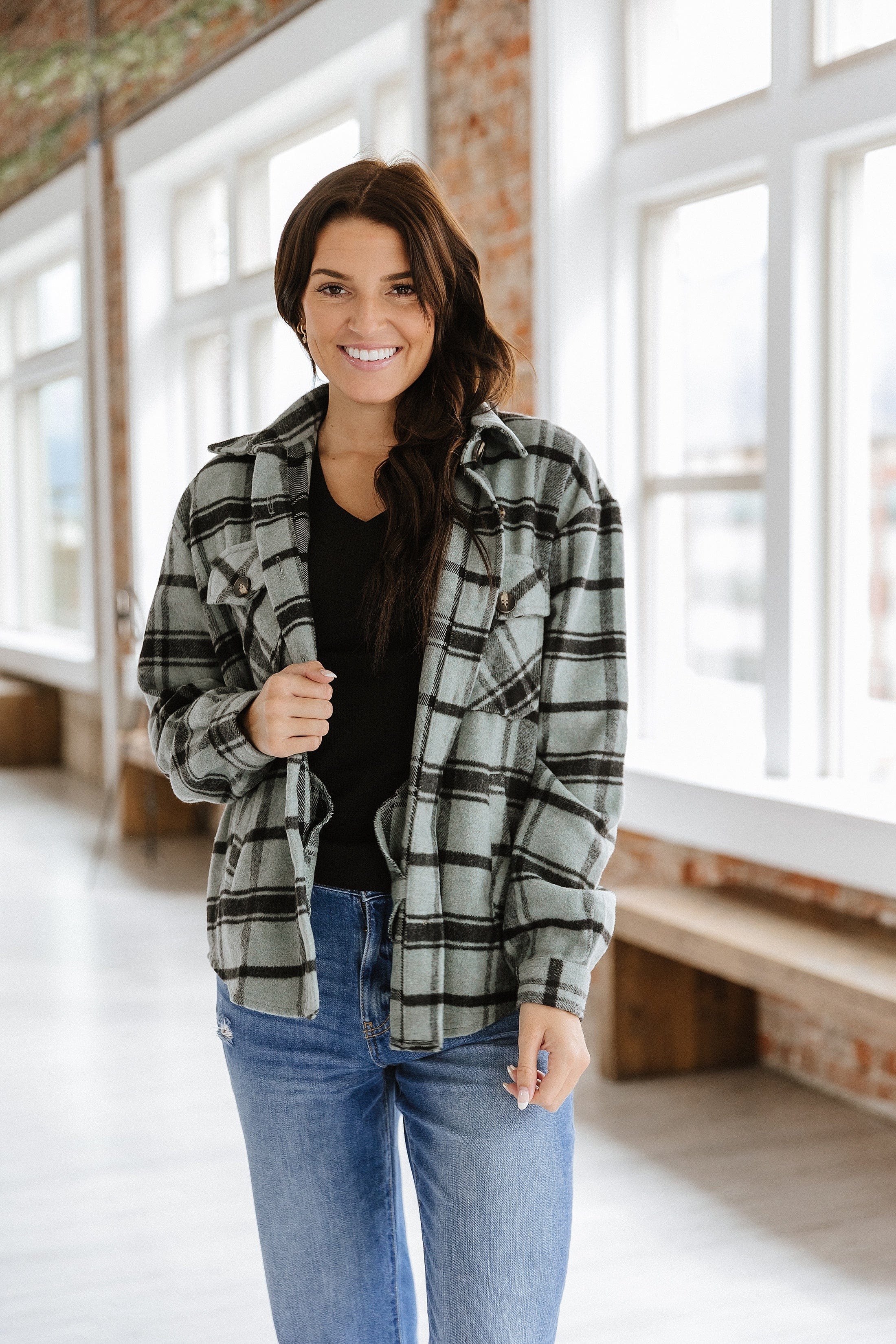 Emily Plaid Jacket - Goupick